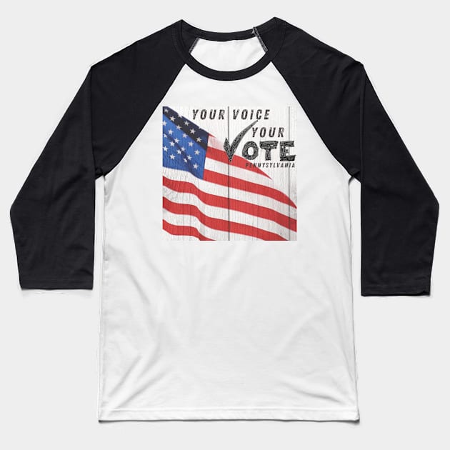 November Election Baseball T-Shirt by Pris25